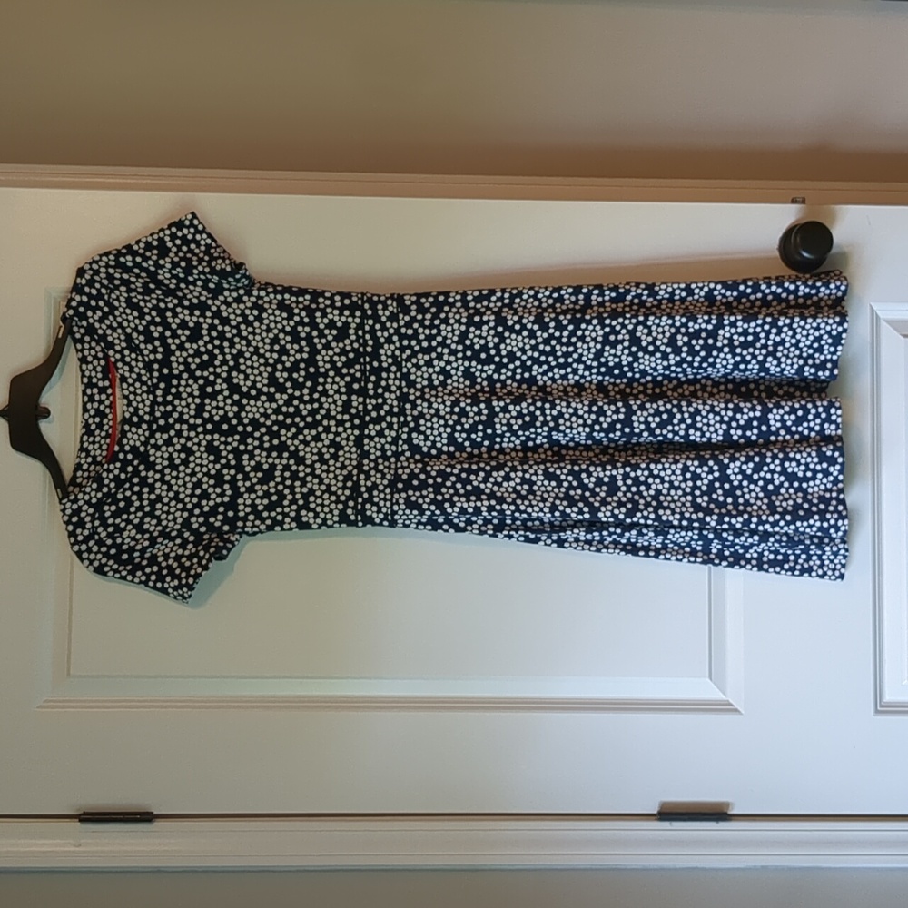 Boden Portia Blue and White Dress Size 6